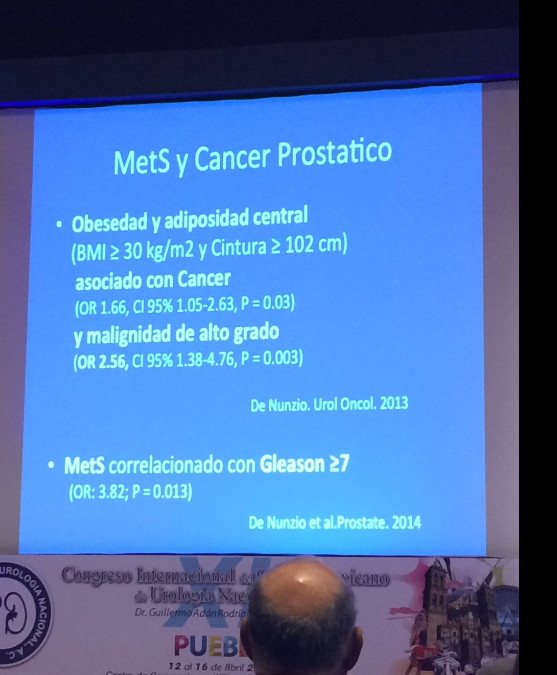 Dr Potts Lecturing on Men's Urological health discussing Prostatitis